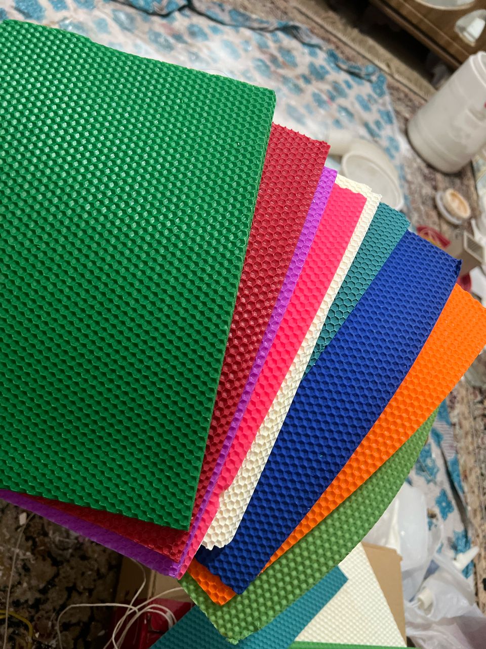 فروش شمع و سنگ مصنوعی